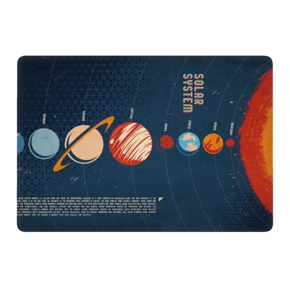 SOLAR SYSTEM APPLE MACBOOK SKIN
