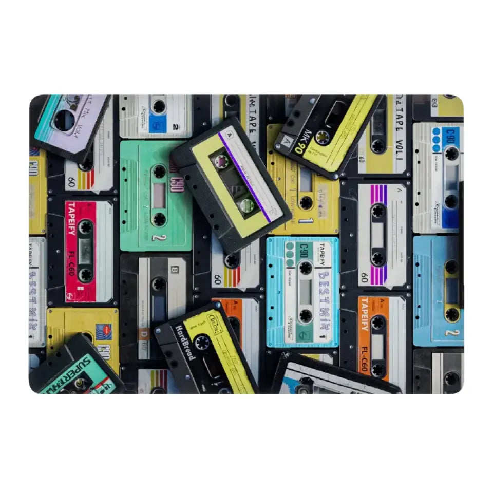 TAPE CASSETTE APPLE MACBOOK SKIN