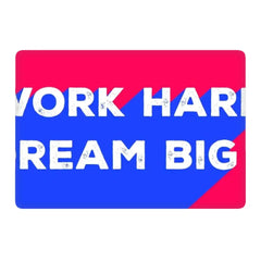 WORK HARD DREAM BIG APPLE MACBOOK SKIN