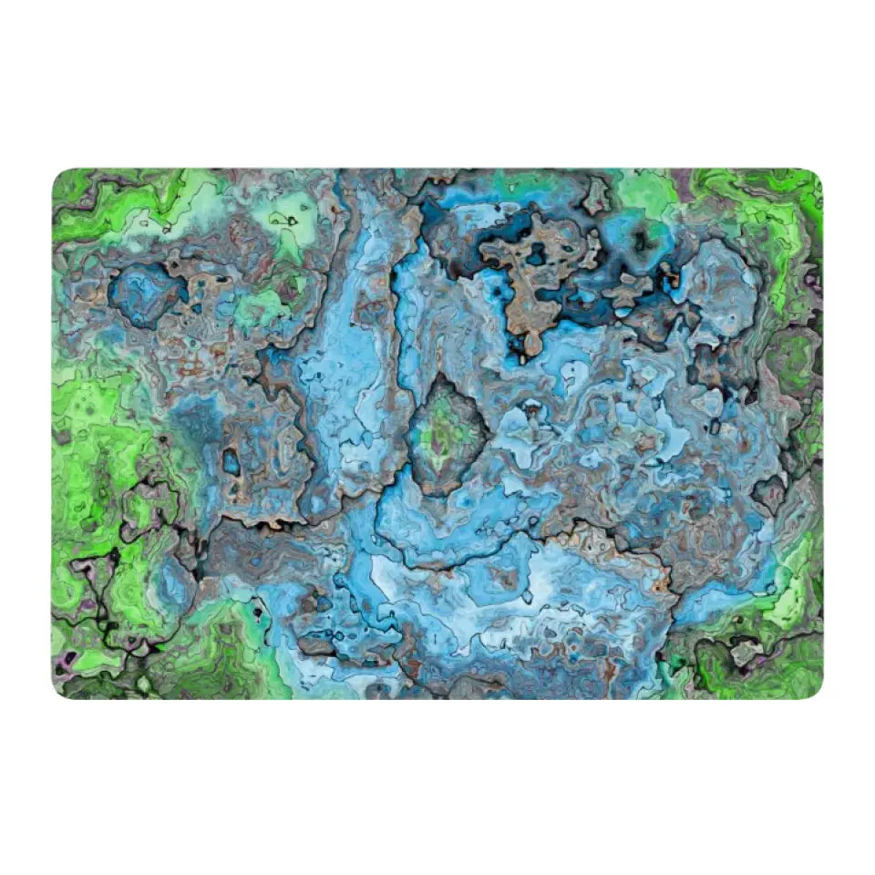 GREEN WATER APPLE MACBOOK SKIN