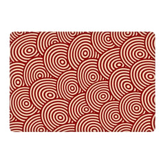 RED ROUND APPLE MACBOOK SKIN
