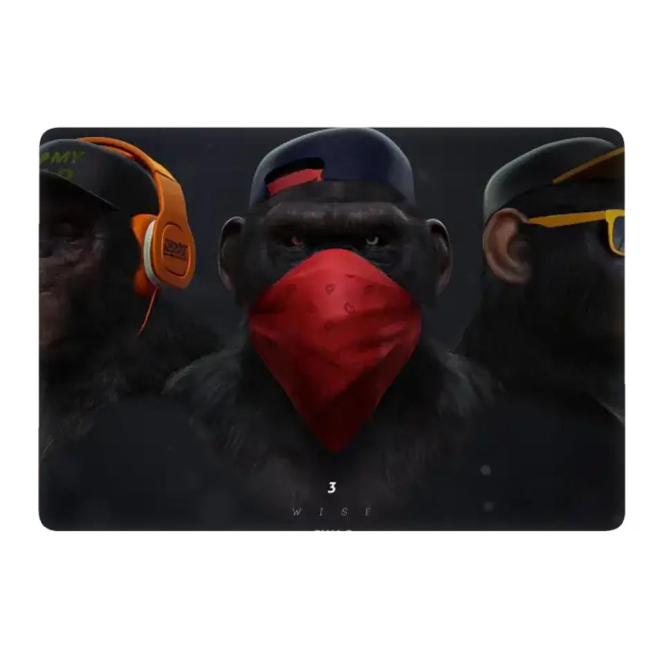 TRIPPY MONKEY APPLE MACBOOK SKIN