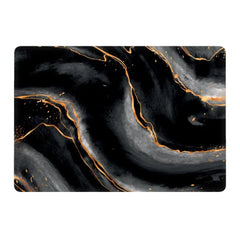 BLACK GOLD MARBLE APPLE MACBOOK SKIN