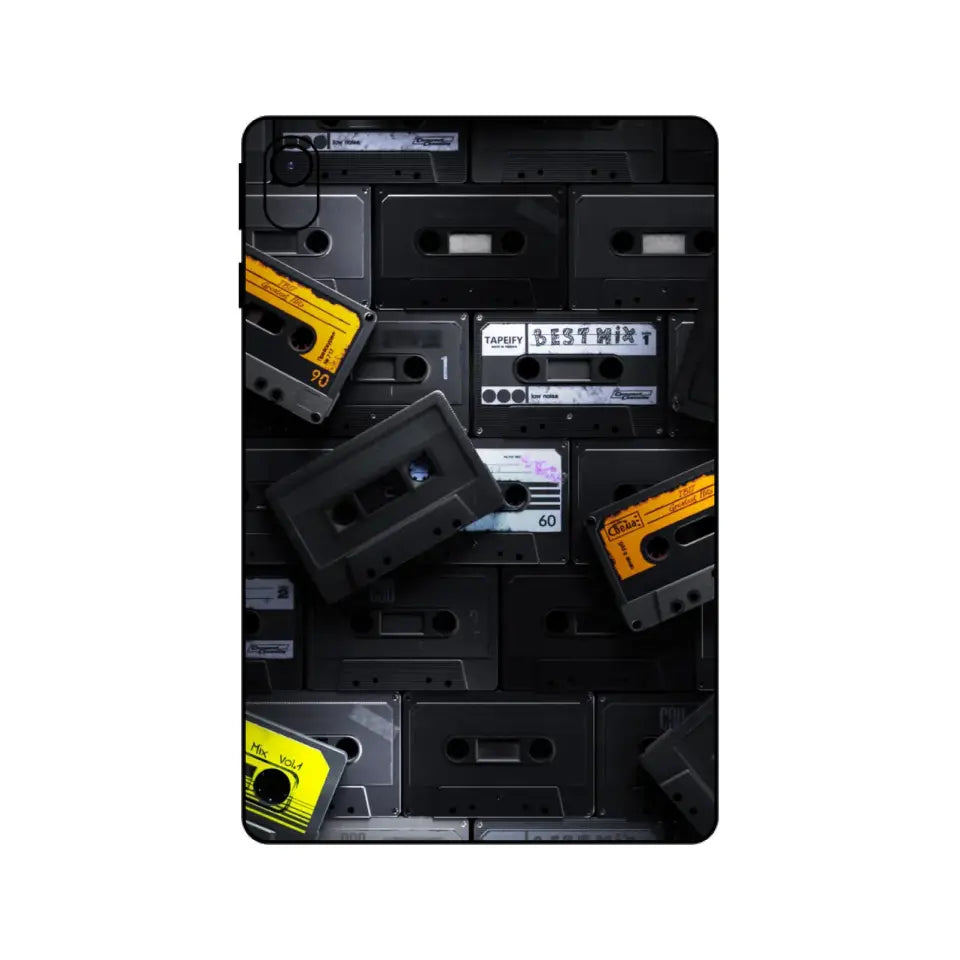 DARK RETRO TAPE TABLET SKIN