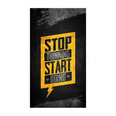 STOP THINKING START DOING MOBILE COVER