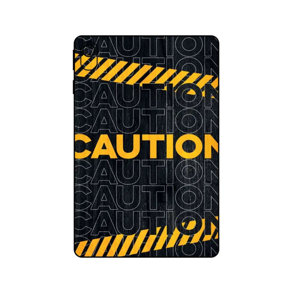 CAUTION IPAD SKIN