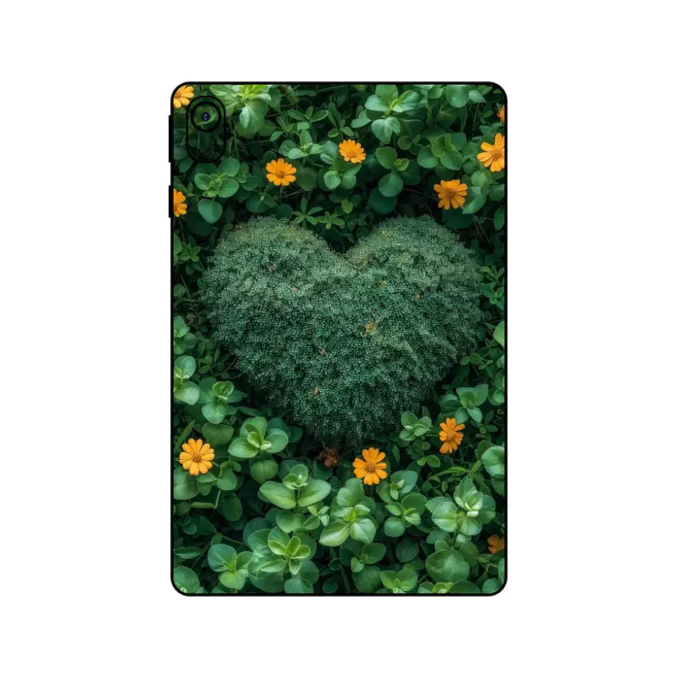 GREEN HAERT IPAD SKIN