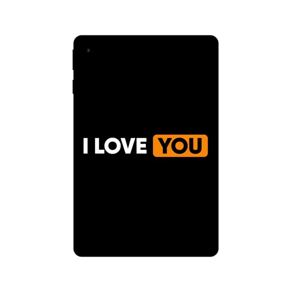 I LOVE YOU IPAD SKIN