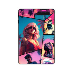 GIRL CAR DOG POLICE HELICOPTER IPAD SKIN