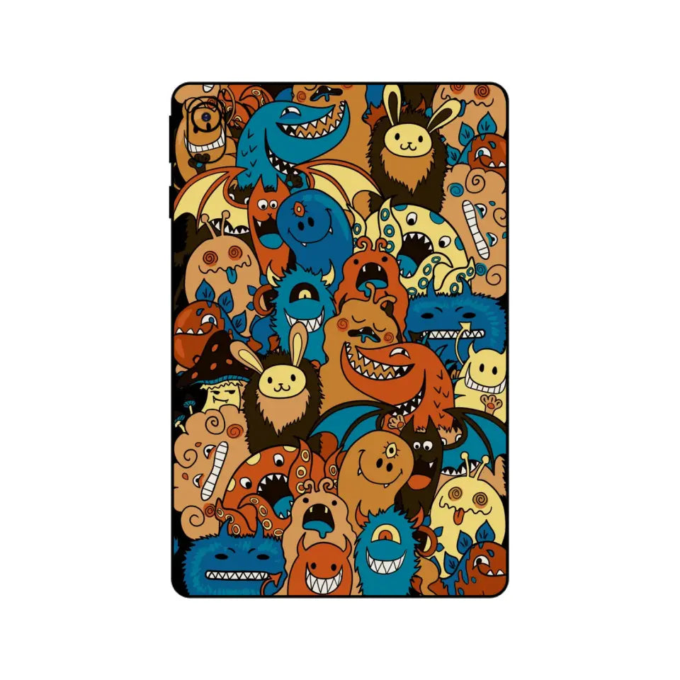 CRAZY DOODLE MONSTER IPAD SKIN