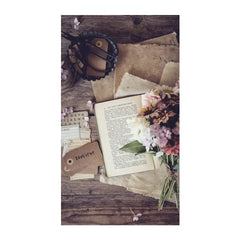 Asthetic Flower Book Mobile Back Cover