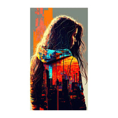 City Adventure Girl Mobile Cover