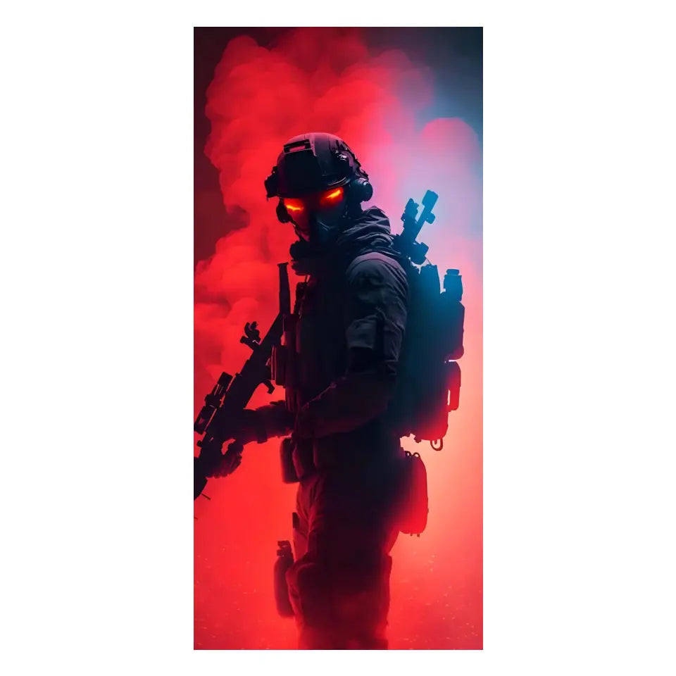 Cyber Warrior Printed Mobile Case