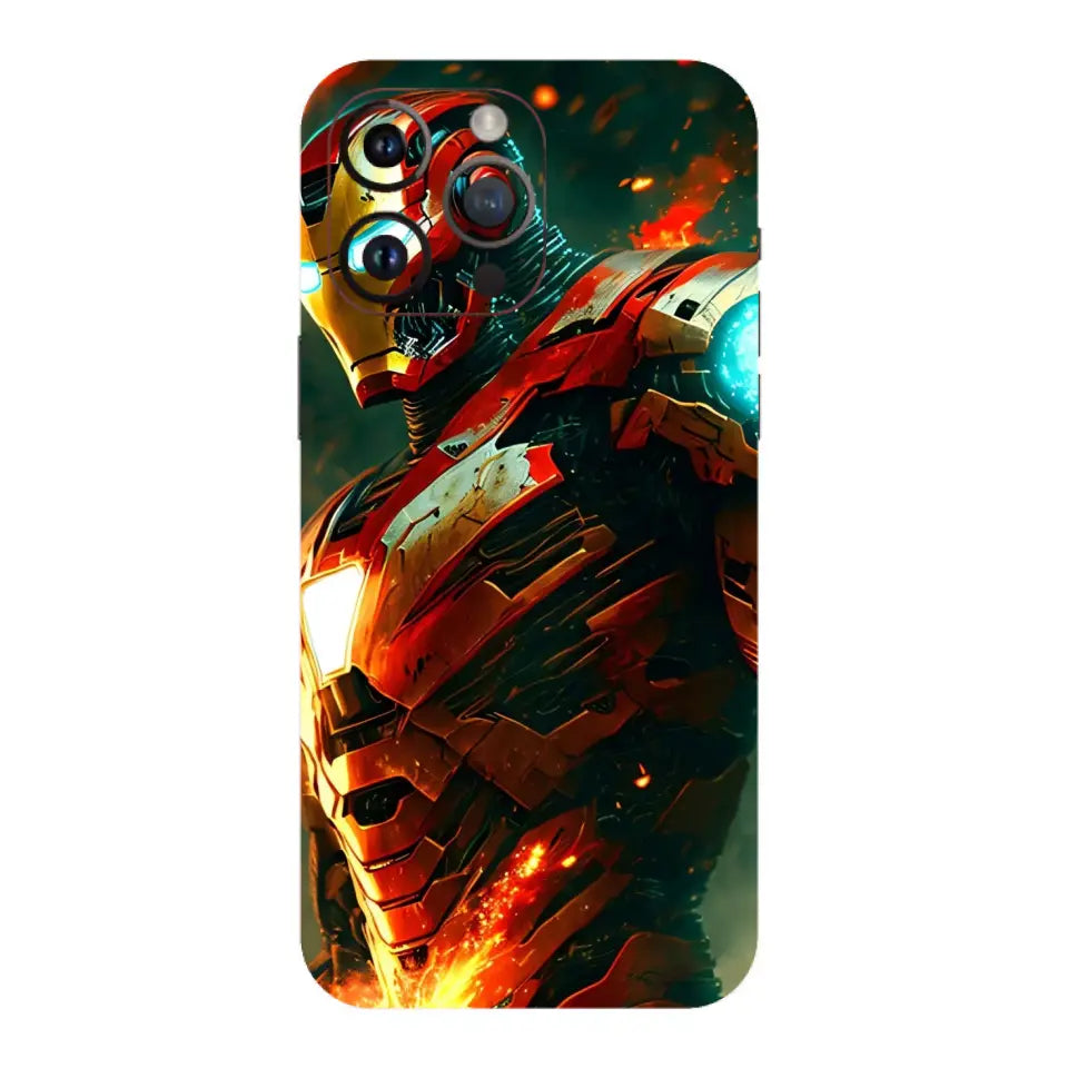 Angry Iron Man Mobile Skins | Marvel Phone Skin