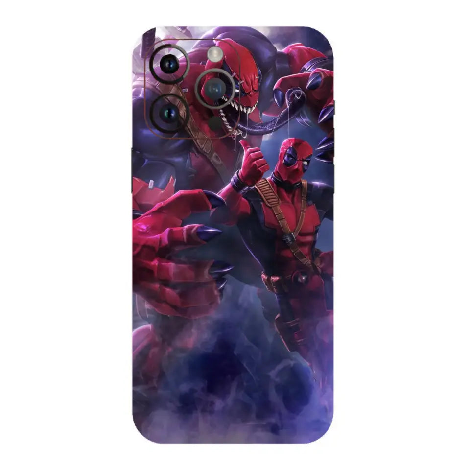 Deadpool and Venom Mobile Skins | Marvel Phone Skin