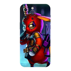 Pikachu and Deadpool Mobile Skin