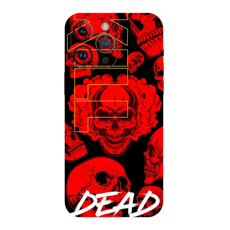 Red Skulls Mobile Skin