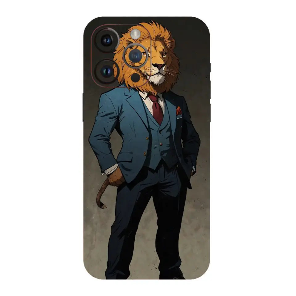 Man With A Lion Head Mobile Skin
