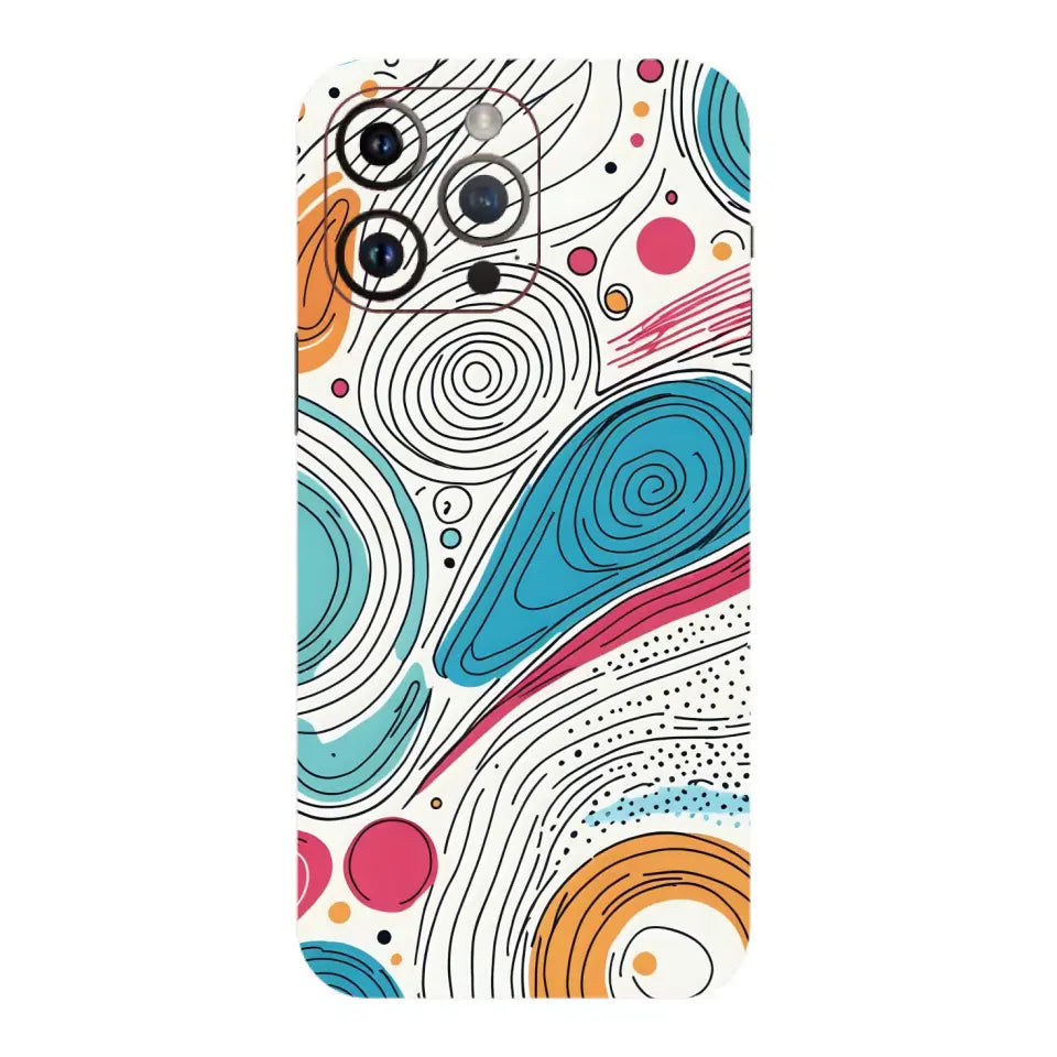 Shape Lines Art Mobile Skin