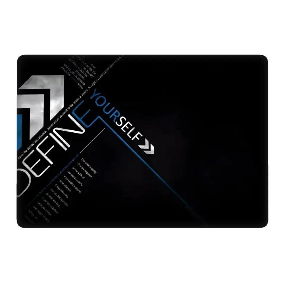 DEFINE YOUR SELF MACBOOK SKIN