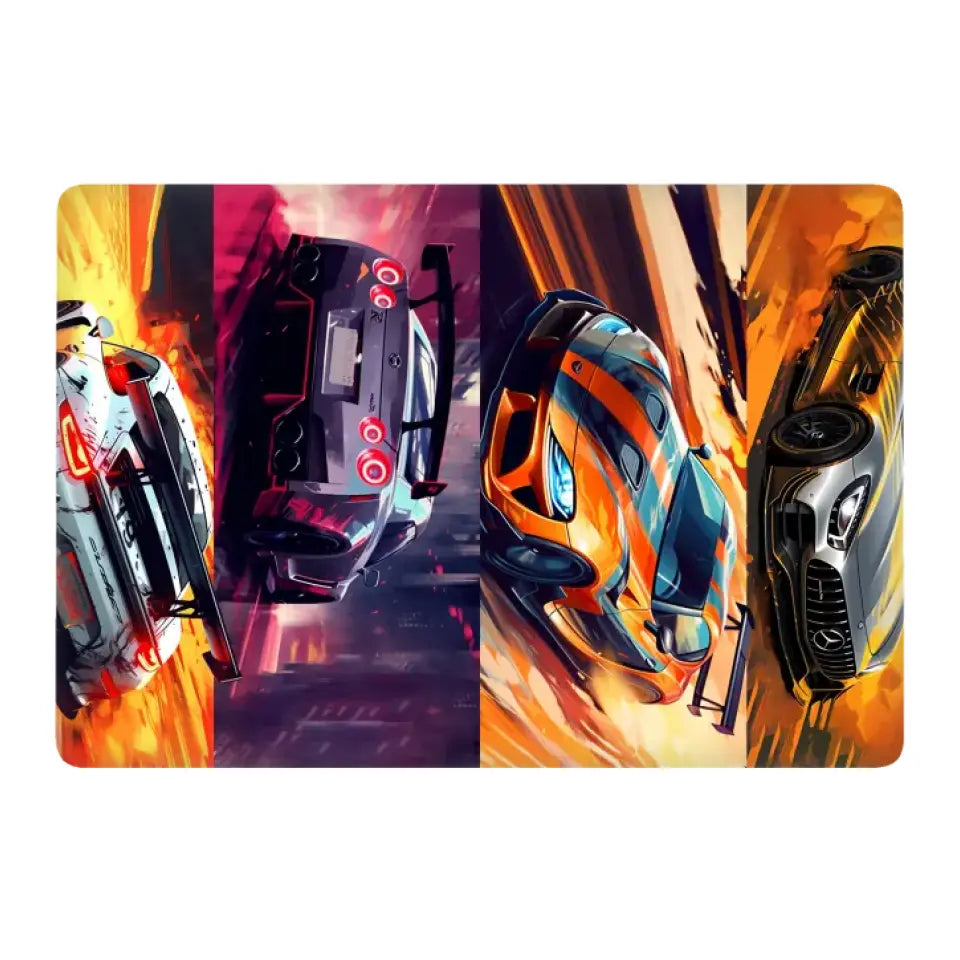 RACING CAR MACBOOK SKIN