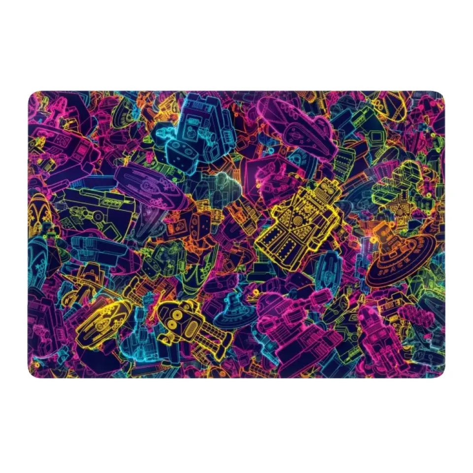 ROBOTS ART MACBOOK SKIN