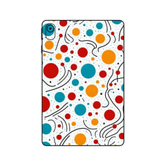 BOLD  RED CIRCLES I PAD SKIN