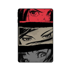 THREE PAIRS OF ASIAN GIRLS EYES I PAD SKIN