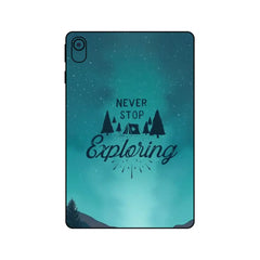 NEVER STOP EXOLORING I PAD SKIN