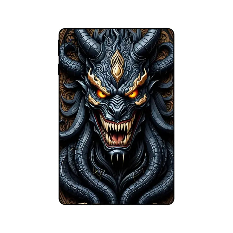 DARK DEMON FACE TABLET SKIN