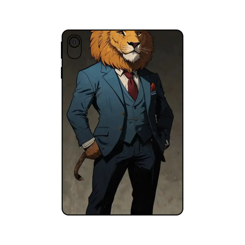 MAN WITH A LION HEAD TABLET SKIN