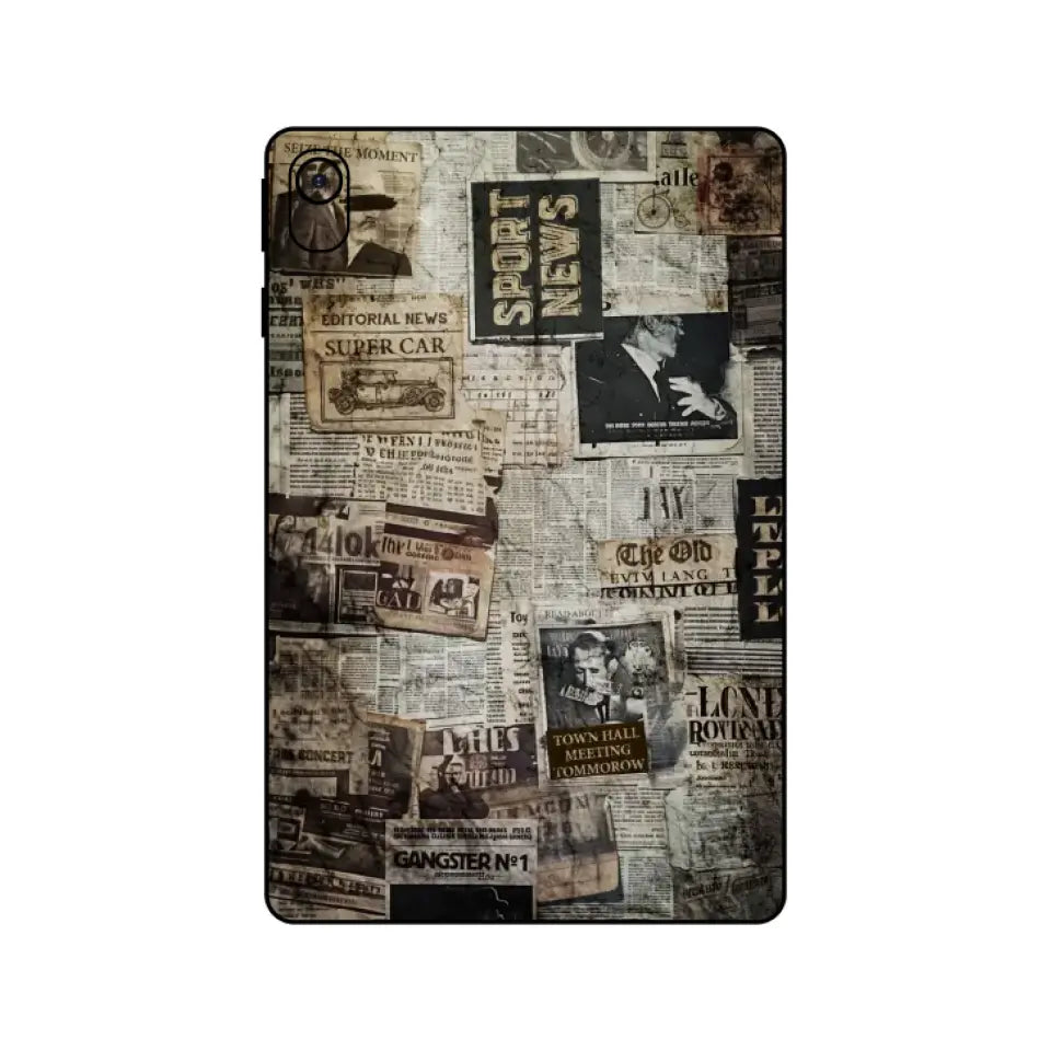 VINTAGE NEWSPAPERS TABLET SKIN