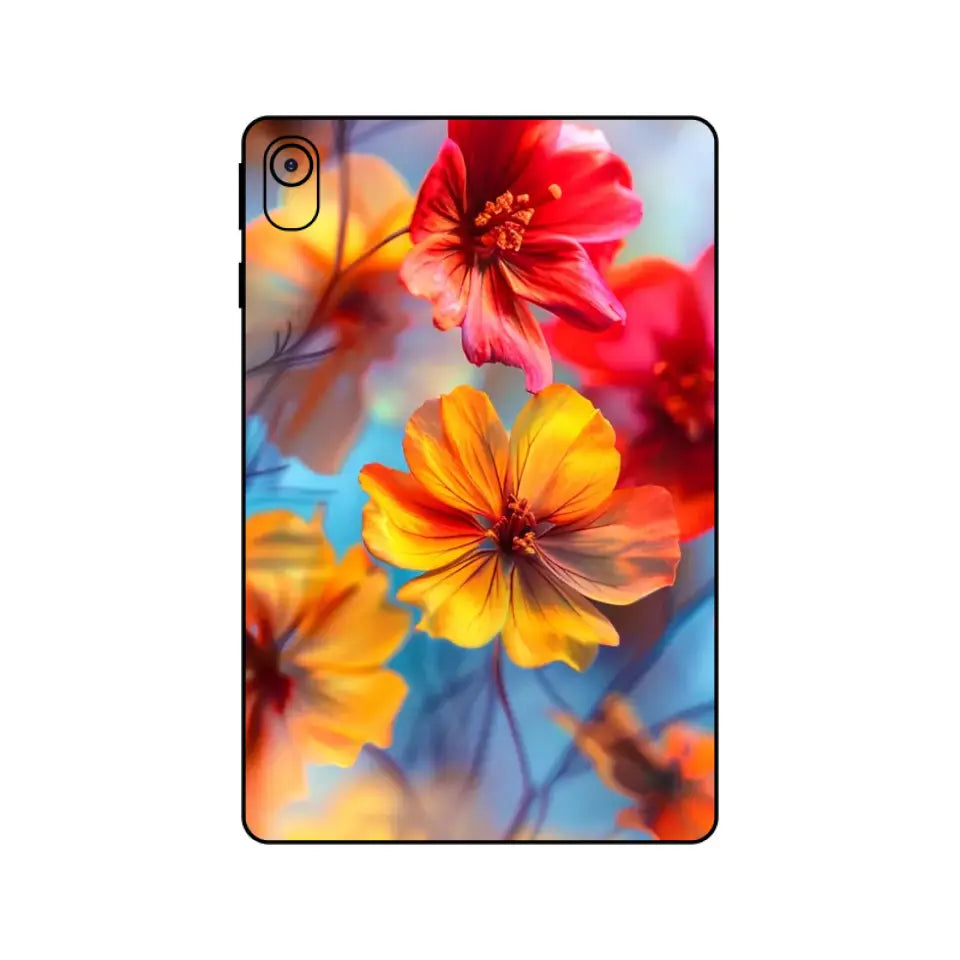 COLORFUL FLOWERS TABLET SKIN