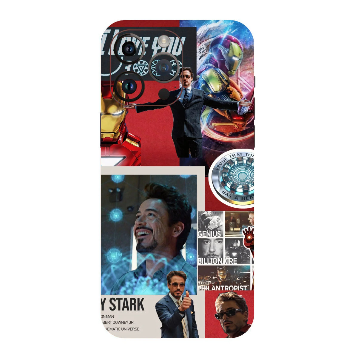 I LOVE YOU TONY STARK MOBILE SKIN