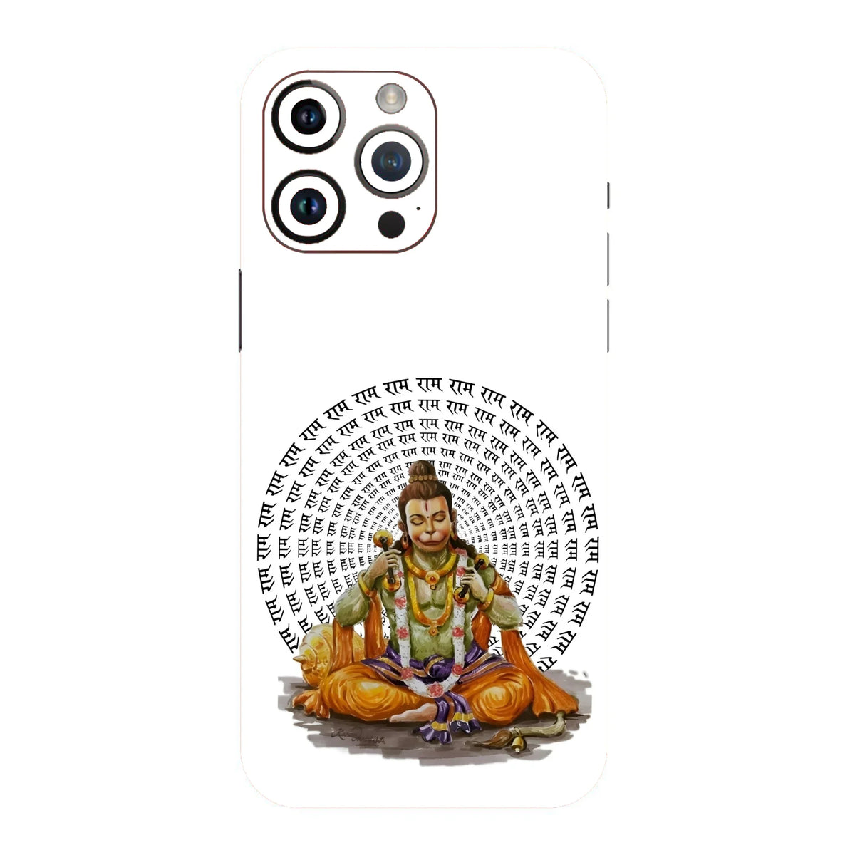 LORD HANUMAN JI CHANTING RAM MOBILE SKIN