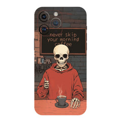 NEVER SKIP YOUR MORNING COFFEE MOBILE SKIN