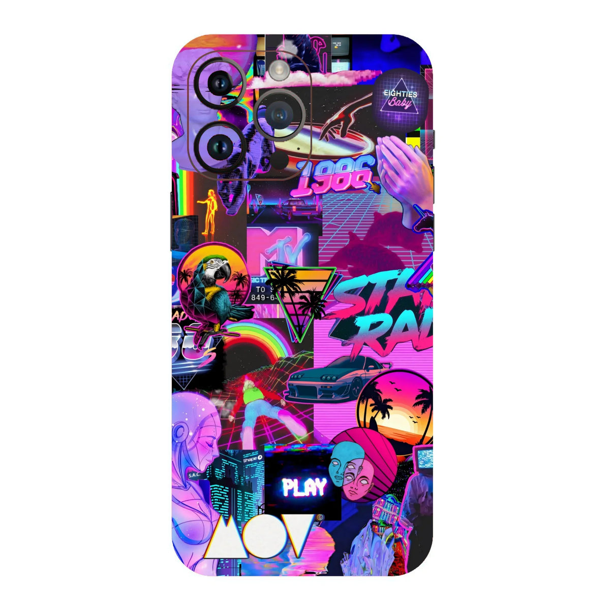 PLAY MTV 1986 MOBILE SKIN