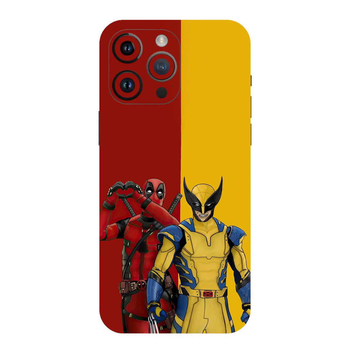 RED POOL &  YELLOW WOLV MOBILE SKIN