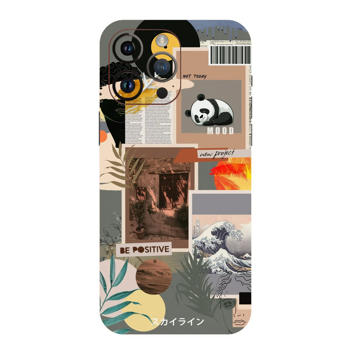 BE POSITIVE MOOD ON MOBILE SKIN
