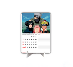 Duo Naruto & Sasuke Premium Table Desk Calendar