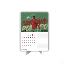 FOOTALL KING Premium Table Desk Calendar
