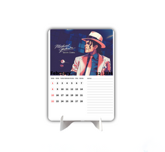 Global Pop Icon Premium Table Desk Calendar