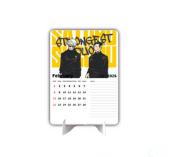 Gojo and Yuji Premium Table Desk Calendar