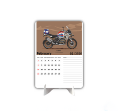 Limitless DREAM BIKE Premium Table Desk Calendar