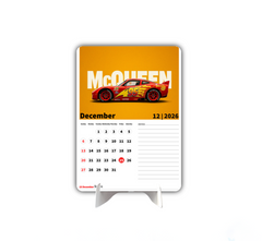 Luxury Car Premium Table Desk Calendar