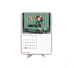 SUPER Car Premium Table Desk Calendar