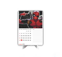 SUPER HERO Premium Table Desk Calendar