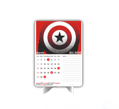 ANIME SUPER MAN Premium Table Desk Calendar