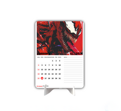 SUPER VILLAIN Premium Table Desk Calendar