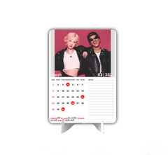 WORLD Singers Premium Table Desk Calendar